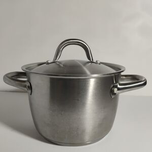 IKEA 365 Saucepan 2.5 Qt Stainless Measuring Mini Stock Pot Casserole  Pan & Lid